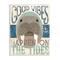 Stupell Industries Good Vibes Happen On Tides Nautical Phrase Walrus Wall Plaque